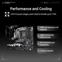 ASUS ROG Crosshair X870E Hero AMD X870E AM5 ATX Placa base con inteligencia artificial y 18+2+2 etapas de potencia
