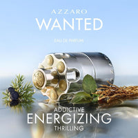 Azzaro Wanted Eau de Parfum Energizing & Intense Mens Cologne