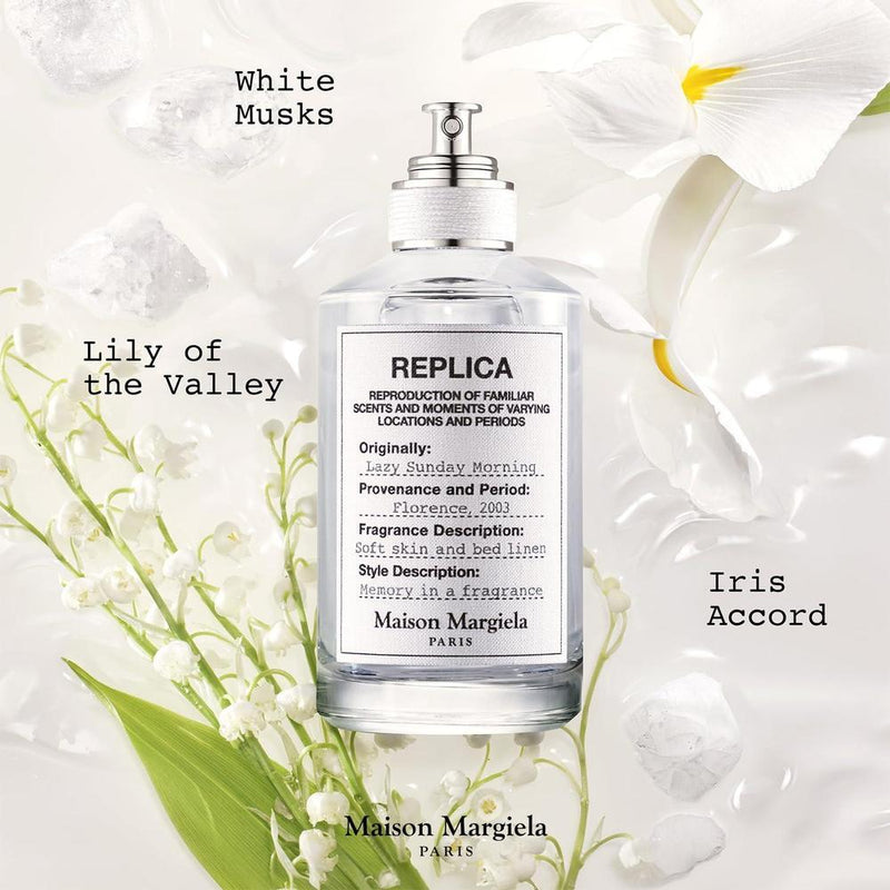 Maison Margiela - Replica Lazy Sunday Morning Eau de Toilette - Fragancia fresca floral unisex con lirio e iris