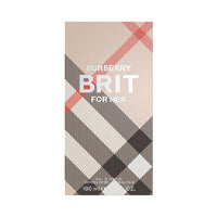Burberry Brit Eau De Parfum, perfume floral para mujer con notas de pera helada, almendra azucarada y vainilla