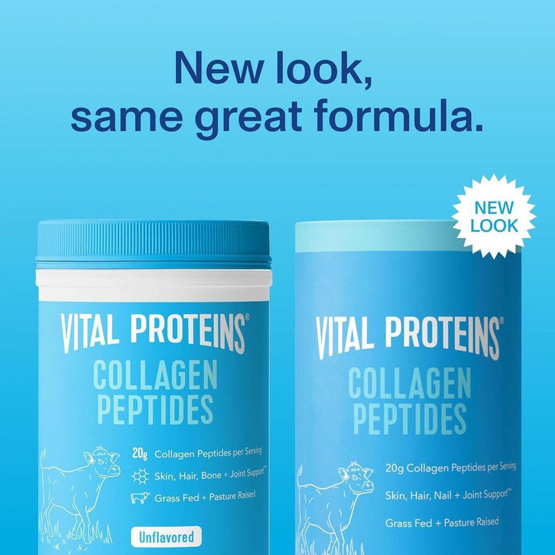 Vital Proteins Péptidos de Colágeno en Polvo, Mejora Cabello, Uñas, Piel, Huesos y Articulaciones, Sin Sabor