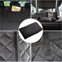Funda impermeable y antideslizante para asiento de automóvil, adaptable a SUVs, sedanes y furgonetas, con protector de solapa