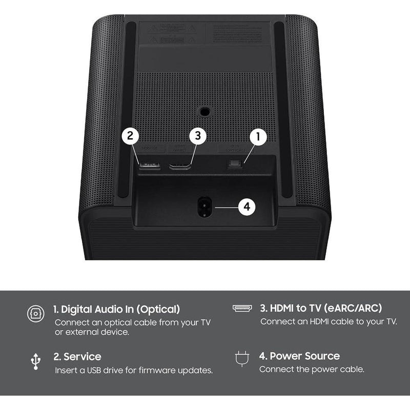 Samsung Music Studio 7 Altavoz Inteligente con Dolby Atmos, Q-Symphony, WiFi y Bluetooth, Modelo 2026