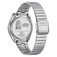 Reloj Citizen de Cuarzo inspirado en Star Wars, cronógrafo, correa en acero inoxidable, diseño R2-D2, alta calidad y precisión