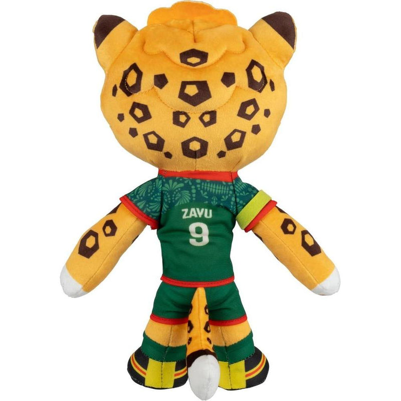 Jazwares FIFA World Cup 2026 Peluche Mascota Oficial Zayu Jaguar Uniforme Verde Juguete Coleccionable Para Fanáticos