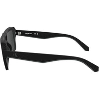 Calvin Klein Jeans CKJ25603S, gafas de sol rectangulares para hombre, color negro mate, tamaño único, estilo ecológico