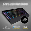 Teclado inalámbrico para juegos K57 RGB, tiempo de respuesta menor a 1 ms con Slipstream Wireless, USB, Bluetooth, cable y teclas RGB retroiluminadas individualmente