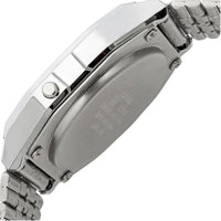 Reloj digital clásico Casio A159W-N1DF con brazalete metálico y cierre plegable, ideal para el uso diario, diseño atemporal