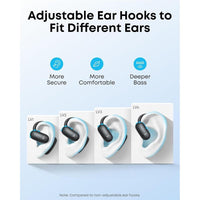 Auriculares soundcore AeroFit 2 Anker de oreja abierta con 4 posiciones ajustables y bajos mejorados