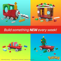 MEGA juguete construcción Pokémon 373 piezas y 4 personajes articulados. Incluye sorpresas para niños