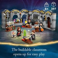 LEGO Harry Potter Castillo de Hogwarts: juego de clase de pociones, coleccionable con 4 minifiguras, idea de regalo mágica