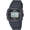 Casio G-Shock reloj digital clásico para hombre con alarma, cronómetro y resistencia al agua, modelo DW5600UE-1V