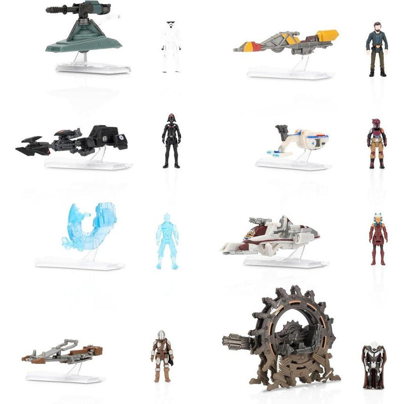 Paquete exclusivo Star Wars Micro Galaxy Squadron: Jedi Interceptor de Anakin con accesorios de figura y vehículo