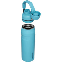 Stanley IceFlow - Botella deportiva de rápido flujo, ligera y a prueba de fugas para viajes y deportes, acero inoxidable aislado, sin BPA