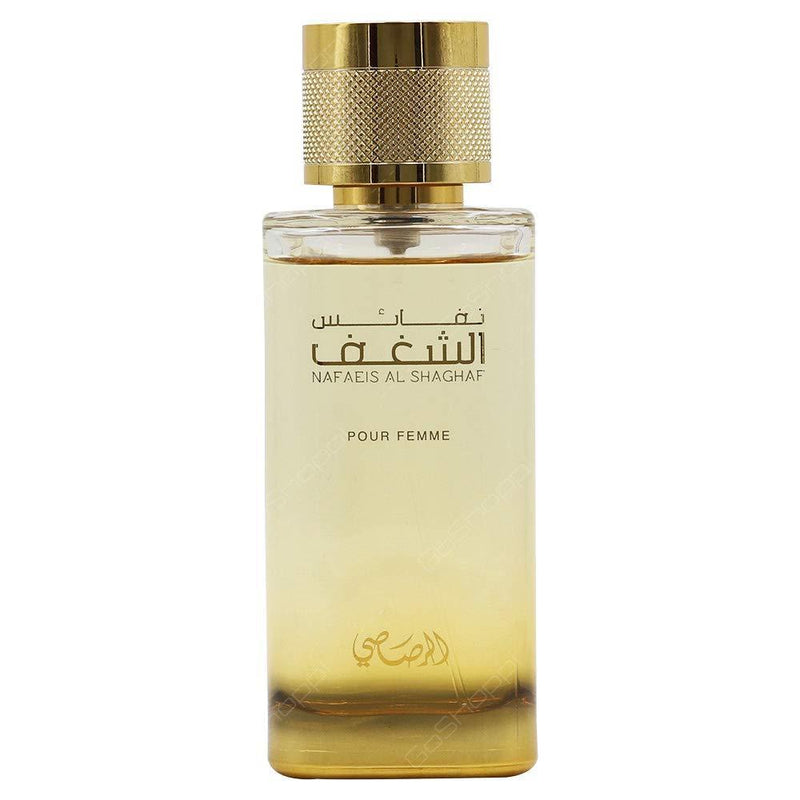 RASASI Al Shaghaf Pour Femme - Eau de Parfum para mujer, fragancia floral premium de larga duración en elegante frasco