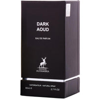 Maison Alhambra Dark Aoud - Eau de Parfum unisex: fragancia especiada y amaderada, 80 ml, larga duración
