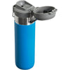 Stanley Quick Flip GO, botella de agua de acero inoxidable a prueba de fugas, diseño plegable para viajes y deportes