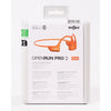 SHOKZ Openrun Pro2 - Auriculares Open Ear, Bluetooth, Inalámbricos, Conducción Ósea, Naranja, Resistente Al Sudor