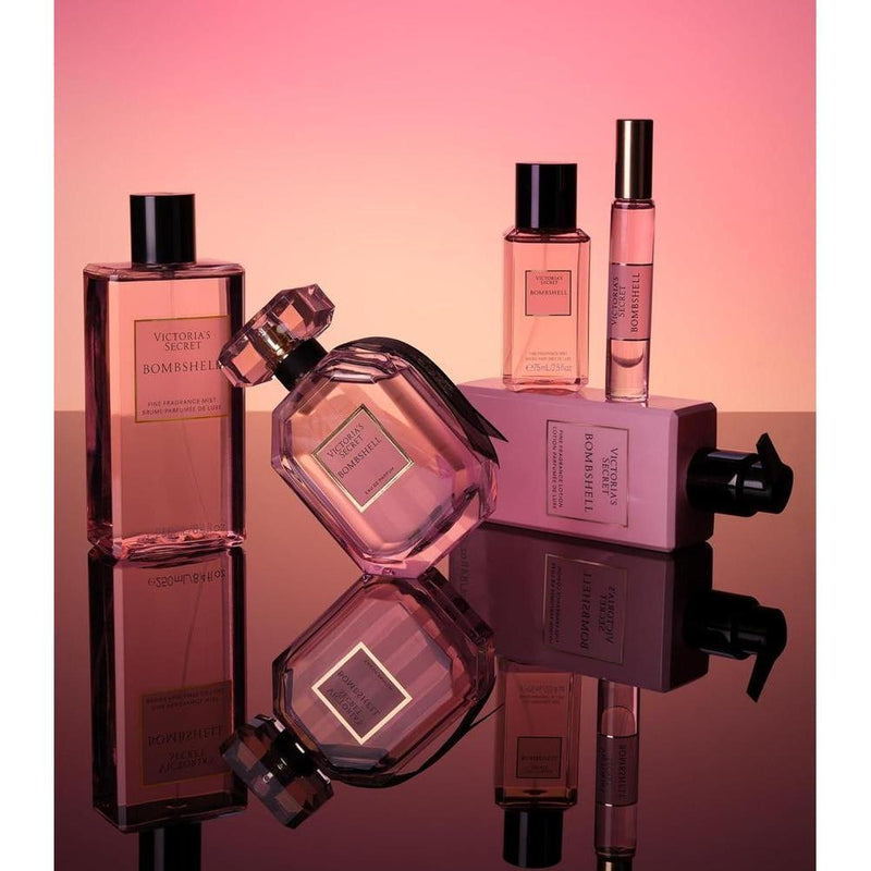 Victoria's Secret Bombshell Fragancia fina en spray de larga duración con notas de maracuyá, peonía y orquídea