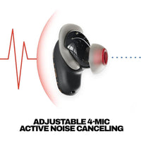 Skullcandy Method 360 ANC Auriculares inalámbricos con cancelación de ruido, sonido Bose, Bluetooth, hasta 40 horas de batería