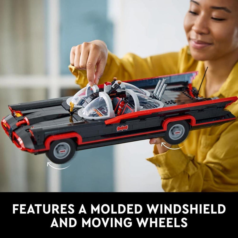 LEGO DC Batman: Set de Construcción del Batmobile Clásico Inspirado en la Serie de TV de 1966 para Adultos
