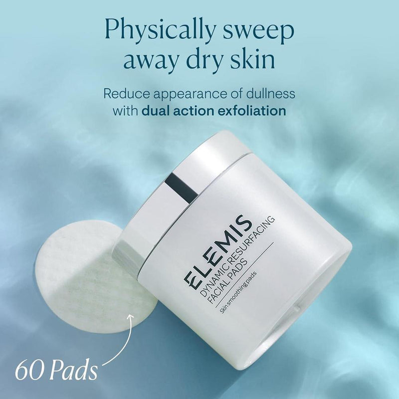 ELEMIS Almohadillas Faciales de Renovación Dinámica, Exfoliantes de Textura Suave para Tratamiento Facial