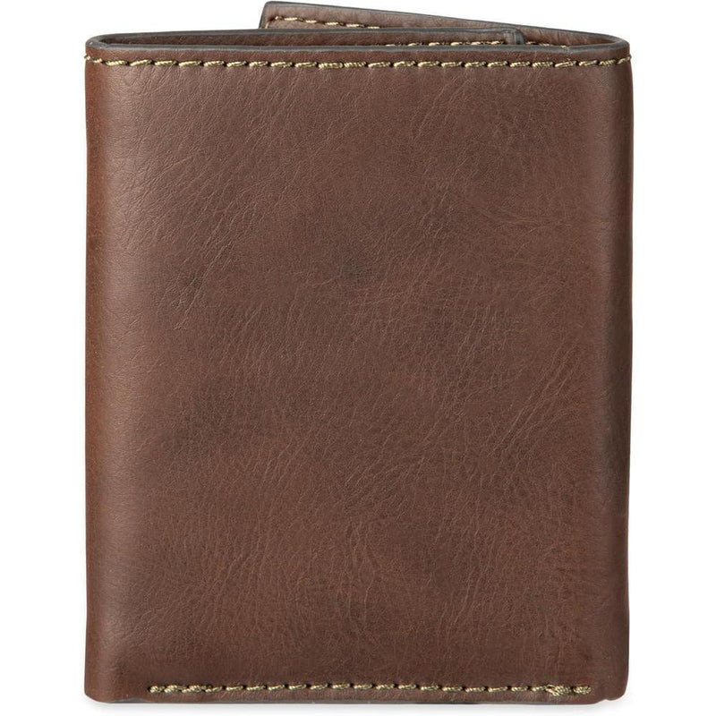Billetera triple de hombre Levi's elegante y delgada con ventana de identificación y tarjetero de crédito