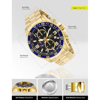 Reloj Invicta Specialty para hombres, cronógrafo, acero inoxidable con dial texturizado, estilo moderno y elegante