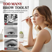 Lápiz De Cejas 3d Microblading De 4 Puntas Resistente Al Agua Larga Duración Para Trazos Finos Y Look Natural