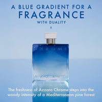 Azzaro Chrome Eau de Parfum Fresh Aquatic Mens Cologne