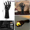 Decoraciones de Halloween, manos espeluznantes para decoraciones de pared góticas con velas, paquete de 3 piezas