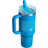 STANLEY Quencher ProTour Vaso de Paja con Tapa a Prueba de Fugas, Popote y Asa Integrados, Compatible con Portavasos