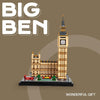 Juego de bloques NeoLeo Real Big Ben con más de 3900 piezas, arquitectónico de fama mundial para niños y adultos