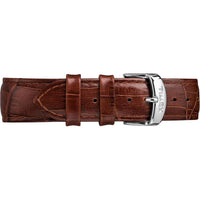 Reloj de pulsera para hombre Timex Easy Reader, correa de cuero marrón, esfera azul, resistente al agua hasta 30 metros