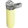 Botella Stanley Quick Flip GO a prueba de fugas para viajes y deportes, acero inoxidable sin BPA, color pomelo