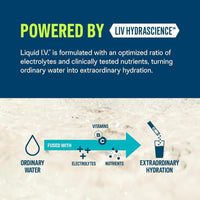 Liquid I.V. Multiplicador de Hidratación con Electrolitos, Sabor Limón Lima, Paquete de 16 Porciones