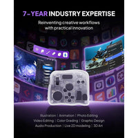 TOUR BOX Elite Plus controlador Bluetooth para dibujo y edición de video con integración para DaVinci Procreate