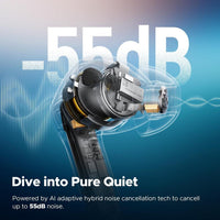 Soundpeats Air5 Pro Auriculares Inalámbricos Con Cancelación De Ruido, Sonido Snapdragon, 6 Micrófonos AI