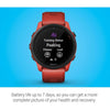 Garmin Forerunner 745, reloj GPS para entrenamiento, funciones inteligentes avanzadas, color rojo