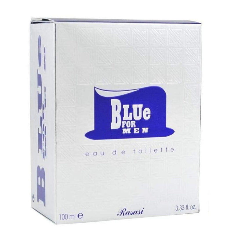 RASASI Blue Eau De Toilette Spray Para Hombre, Fragancia Fresca Cítrica Y Menta, 100ml