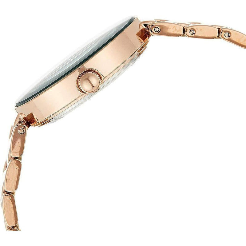 Anne Klein, elegante reloj de pulsera para mujer con esfera de diamante genuino, diseño sofisticado