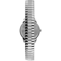 Timex Reloj Easy Reader para mujer con estilo clásico y banda de acero inoxidable resistente al agua