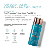 Colorescience Total Protection Face Shield Flex SPF 50 + Zinc Oxide 12% 51ml