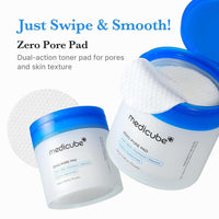 Almohadillas Toner Zero Pore Pad 2.0 Exfoliación Cuidado Poros Láctico 4.5% BHA 0.45% 70 Almohadillas