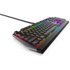 Teclado para juegos Alienware AW510K con retroiluminación RGB, interruptores rojos Cherry MX, controles multimedia y USB