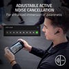 Razer Hammerhead Pro HyperSpeed Auriculares inalámbricos para juegos, PC, PlayStation, Switch, móvil: ANC ajustable, funda de carga rápida, batería 30 h, Bluetooth 5.3, Chroma