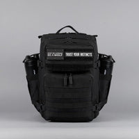 Mochila Táctica 35L WOLFpak en Color Negro con Resistencia al Agua y Personalización con Parches, Ideal para Viajes y Uso Diario