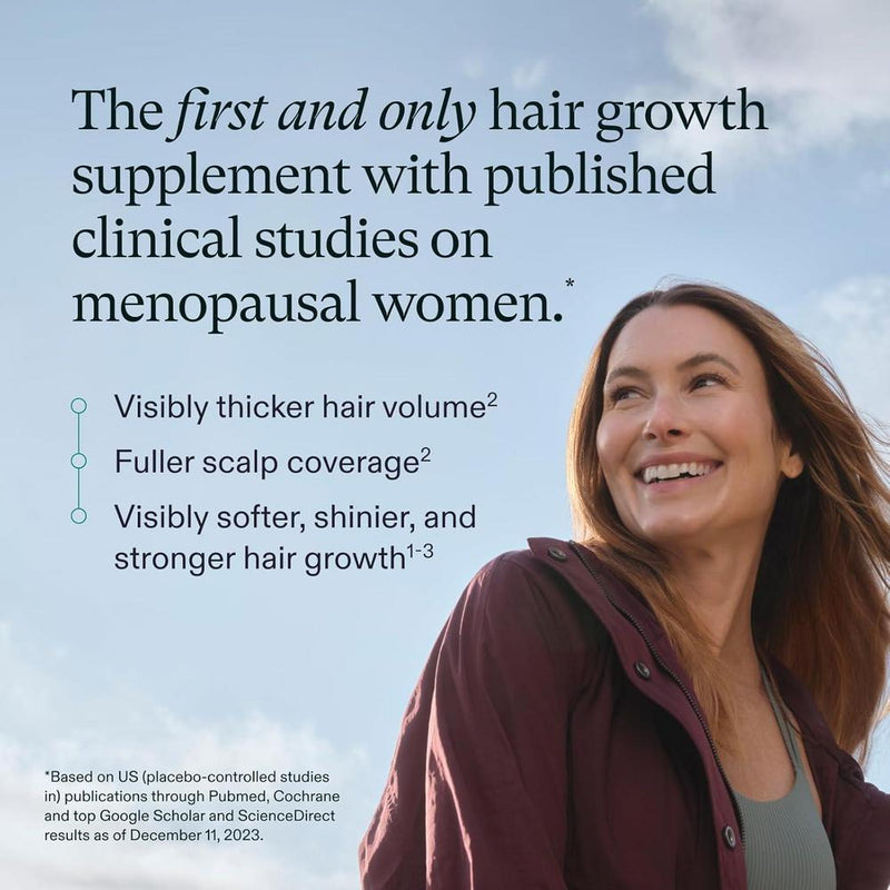 Nutrafol Suplementos Women's Balance para el Crecimiento del Cabello en Mujeres Desde los 45 Años, Clínicamente Probados