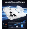 Funda magnética transparente FNTCASE para iPhone 17 Pro Max, resistente a caídas y no se amarillea, con pantalla protectora