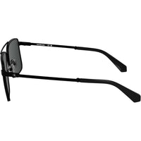 Gafas de sol Calvin Klein estilo aviador con marco metálico, doble puente y lentes tonificadas en modelo XL para hombres